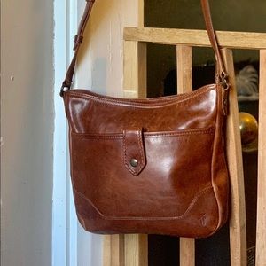 ☀️🌷NWT Frye Melissa Button Crossbody Cognac🌷☀️